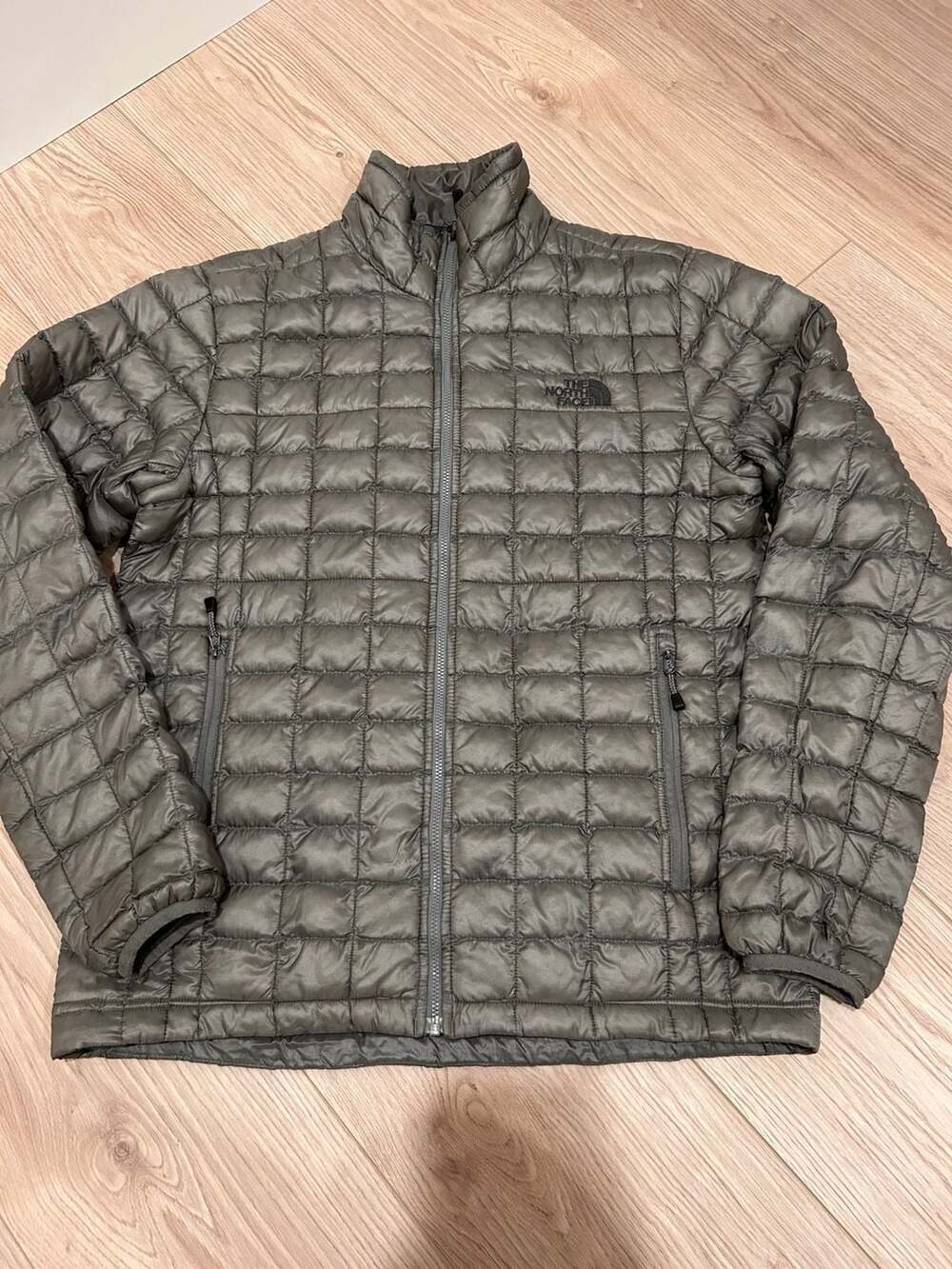The North Face ThermoBall Jacket Size S/P Gray Insulated